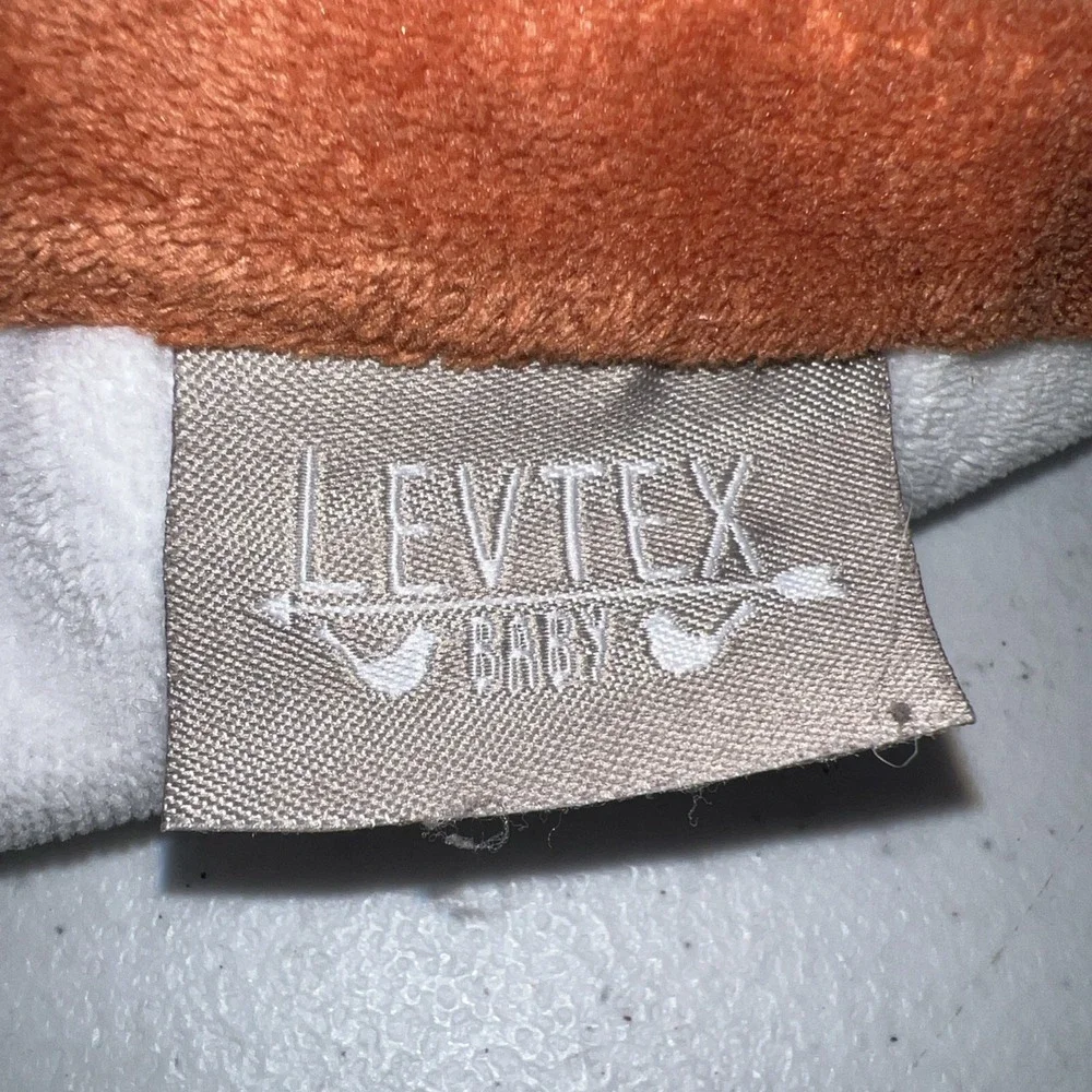 Levtex Baby Fox Lovey Security Blanket Plush Geometric Pattern Toy 11